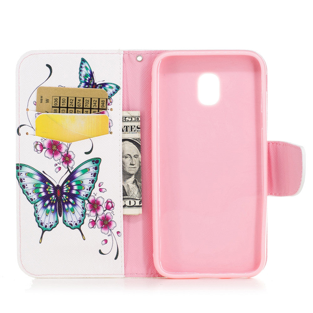 Samsung Galaxy J3 2017 Case PU Leather Flip Wallet Magnetic Cover for Samsung Galaxy J3 2017