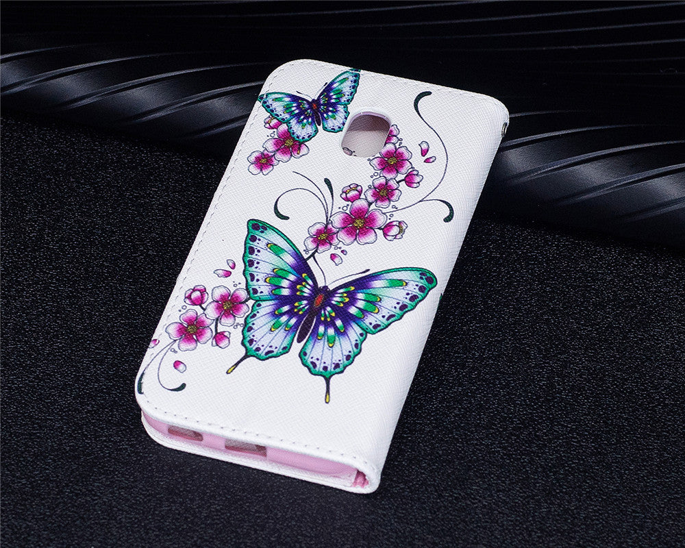 Samsung Galaxy J3 2017 Case PU Leather Flip Wallet Magnetic Cover for Samsung Galaxy J3 2017