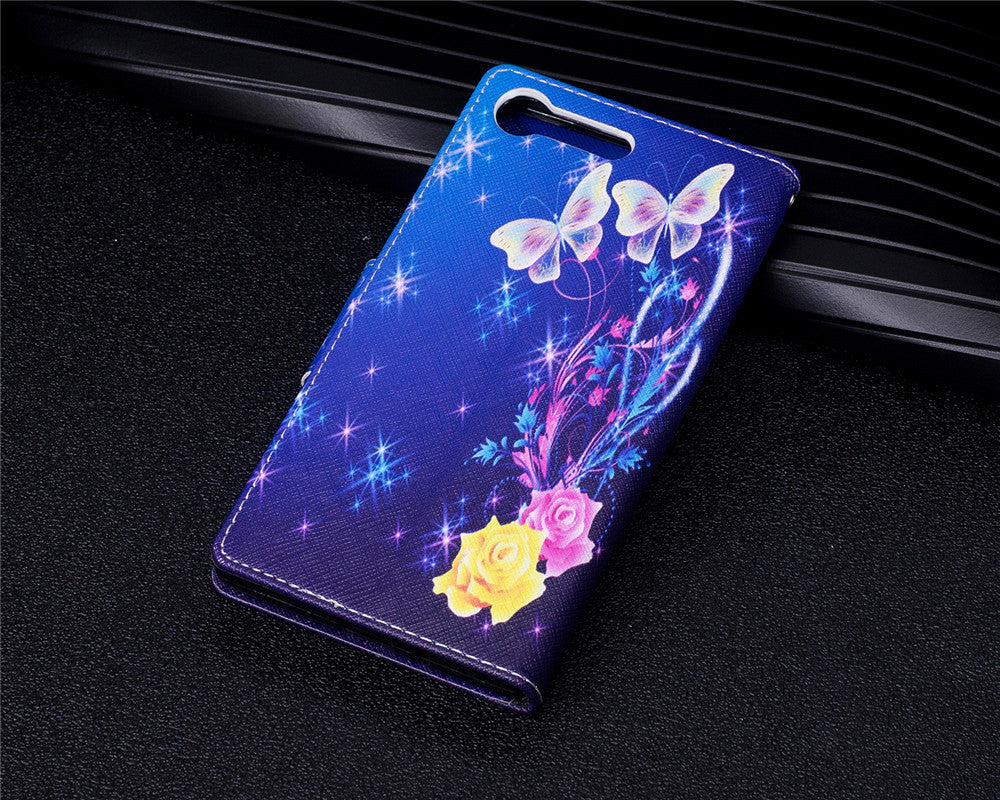 Sony Xperia XZ Premium Case PU Leather Flip Wallet Magnetic Cover for Sony Xperia XZ Premium