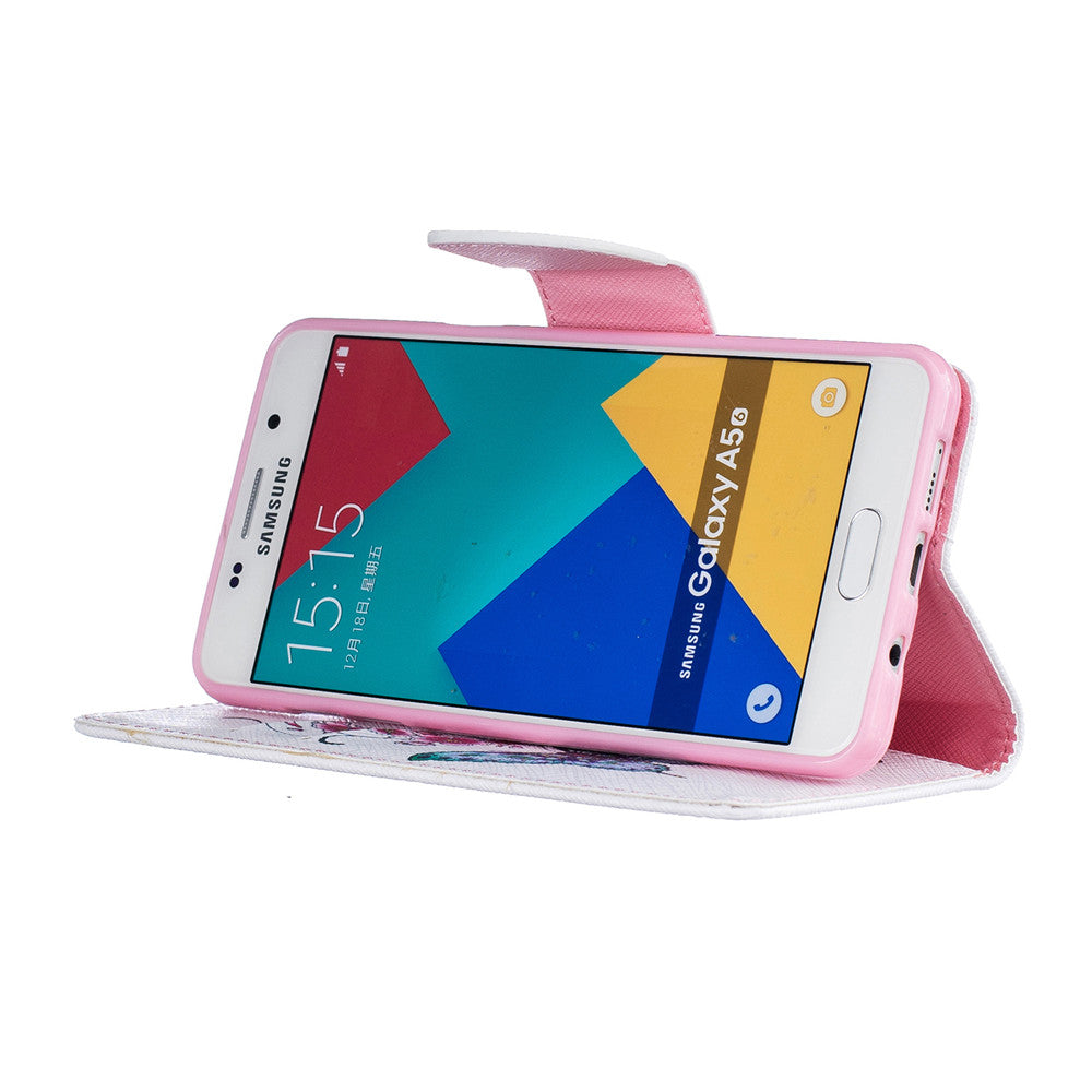 Samsung Galaxy A5 2016 Case PU Leather Flip Wallet Magnetic Cover for Samsung Galaxy A5 2016
