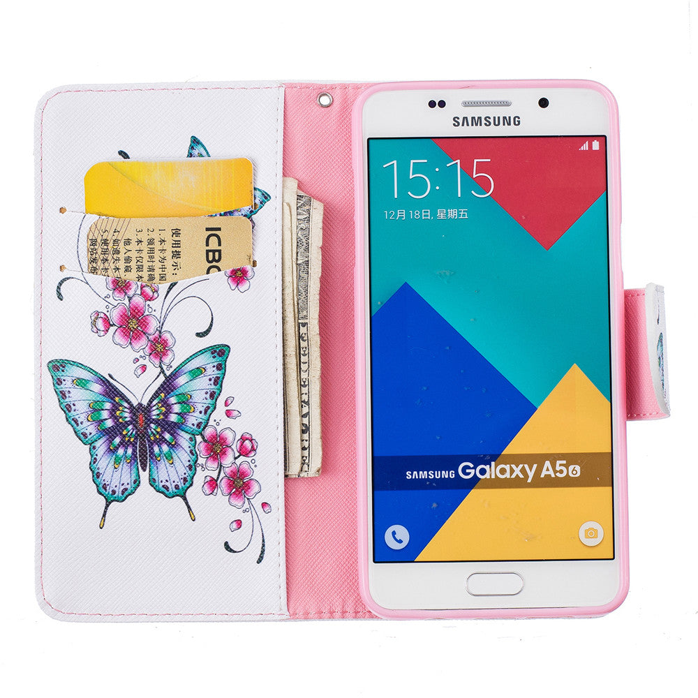 Samsung Galaxy A5 2016 Case PU Leather Flip Wallet Magnetic Cover for Samsung Galaxy A5 2016
