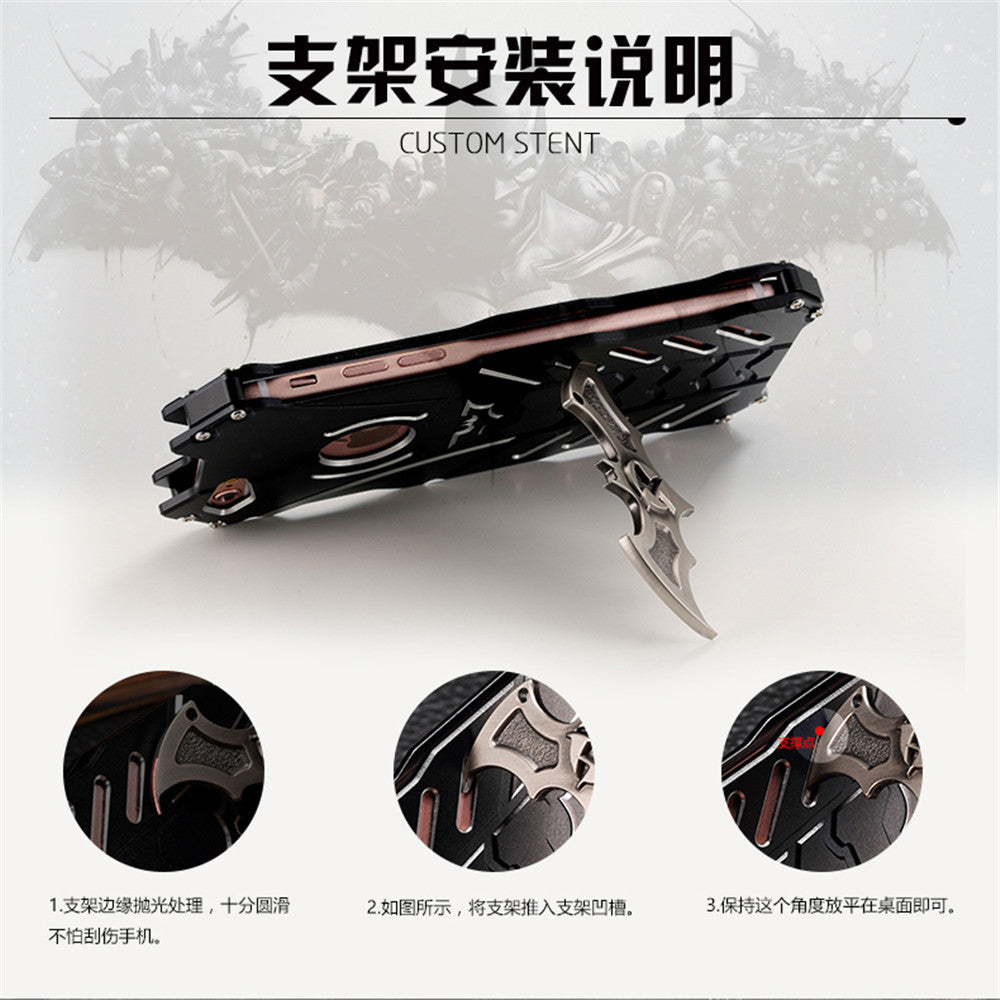 iPhone 6 Plus 6s Plus Metal Protective Case Batman Shockproof Cover