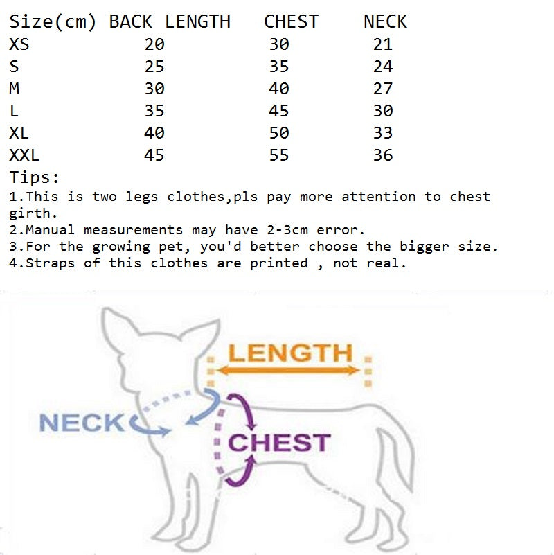 Cute Cotton Printed Dog Vests HGPA5