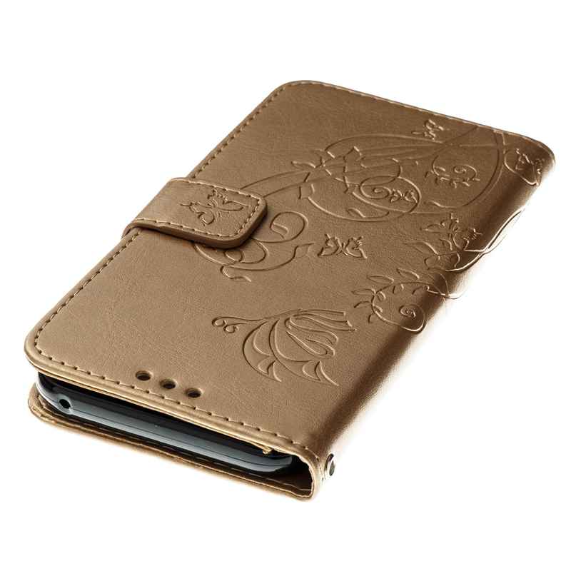 Luxury 3D Embossing Flower Flip Wallet Cover for Samsung Galaxy A5 2017 PU Leather Case for Samsung A5 2017 A520F Pouch