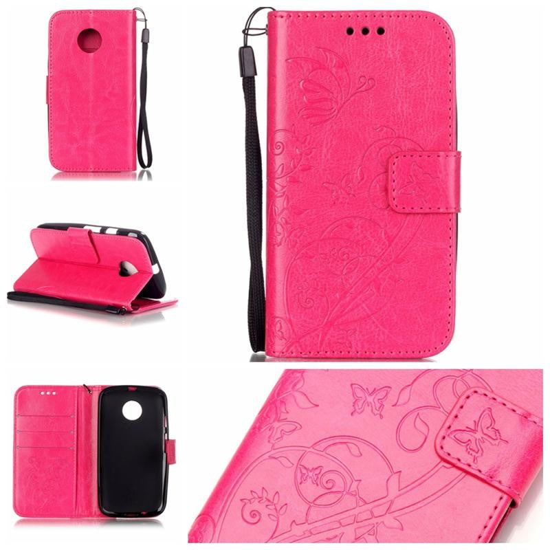 3D Flower PU Leather Case for Motorola Moto G3/G 3rd gen/G Gen 3/XT1548/XT1541/XT1540/XT1550 Flip Wallet Cover Card Case