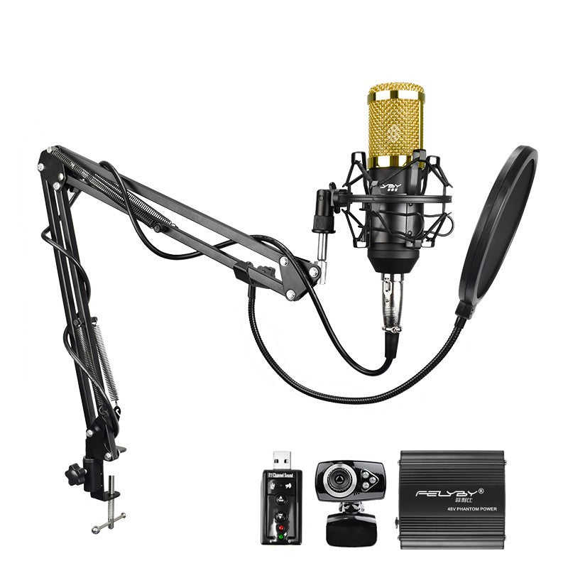 bm 800 Microphones capacitor professional audio condensing microphone computer 48 v phantom power sound card usb camera