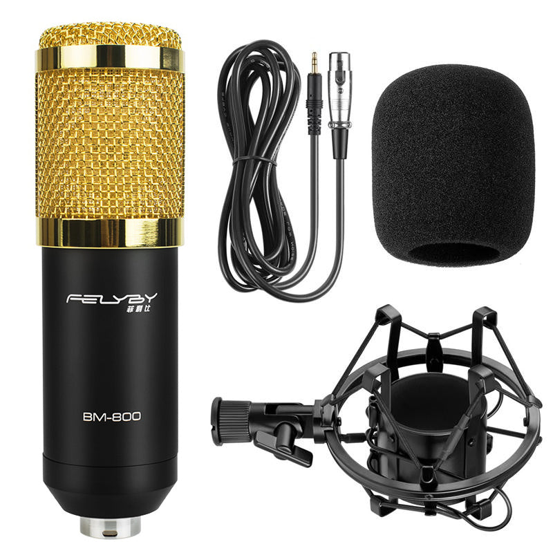 bm 800 Microphones capacitor professional audio condensing microphone computer 48 v phantom power sound card usb camera