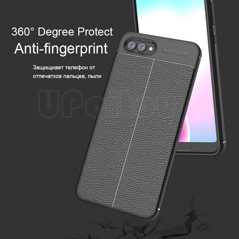 Luxury TPU Case for Huawei Nova 2S Leather Texture Silicone Back Cover for Huawei Nova 2S 2 S Case