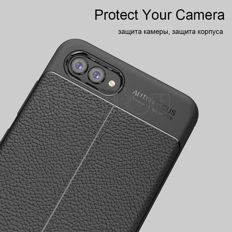 Luxury TPU Case for Huawei Nova 2S Leather Texture Silicone Back Cover for Huawei Nova 2S 2 S Case