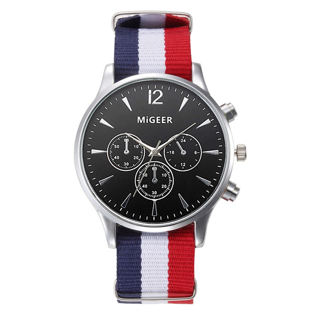 Fashion Canvas Men Watch