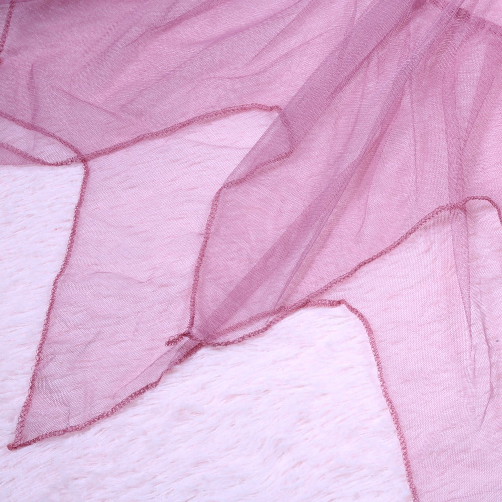 Women Erotic Lace Transparent Nightgown Pink Temptation Sexy Lingerie