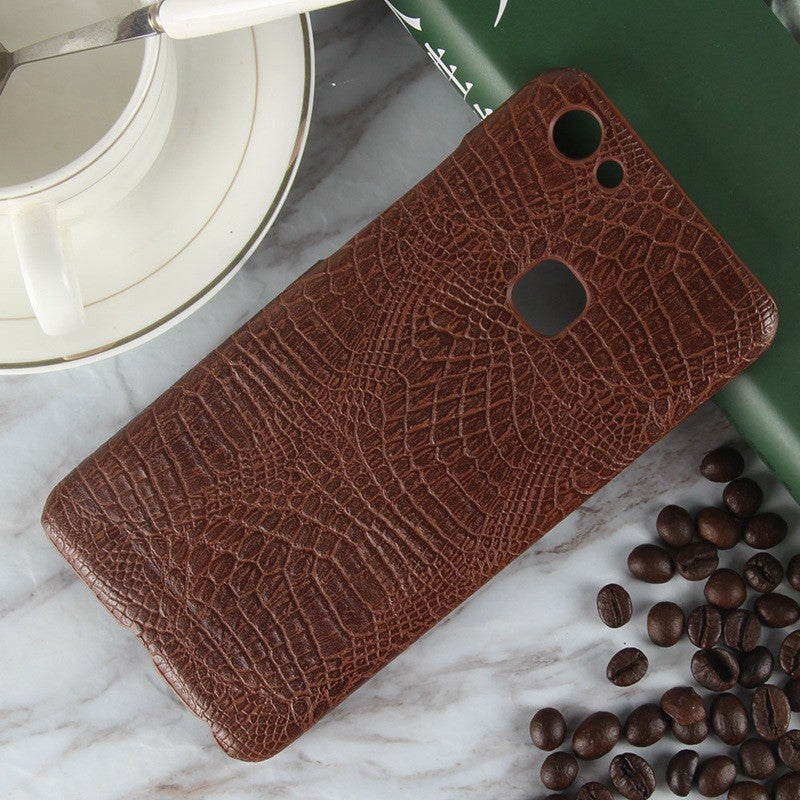 for BBK VIVO V7 Plus Case Luxury Crocodile Print Leather Cases Back Cover for VIVO Y79/V7 Plus Phone Bags Coque Capa