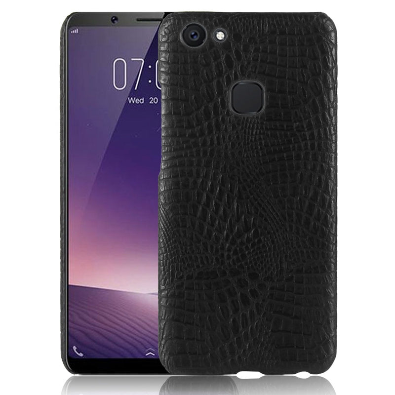 for BBK VIVO V7 Plus Case Luxury Crocodile Print Leather Cases Back Cover for VIVO Y79/V7 Plus Phone Bags Coque Capa