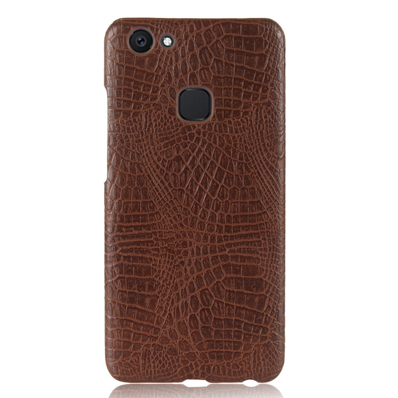 for BBK VIVO V7 Plus Case Luxury Crocodile Print Leather Cases Back Cover for VIVO Y79/V7 Plus Phone Bags Coque Capa