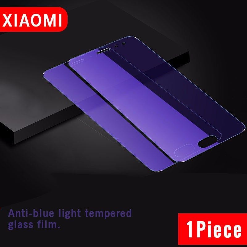 Ultra-thin HD Anti Blue Light Full Screen Tempered Glass Film For Xiaomi mi 6 5 5c 5x 5s Plus 4s max mix 2 Screen Protector