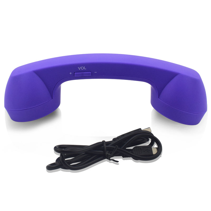 Wireless Retro Telephone Handset and Wire Radiation-proof Handset Receivers Headphones for a mobile phone