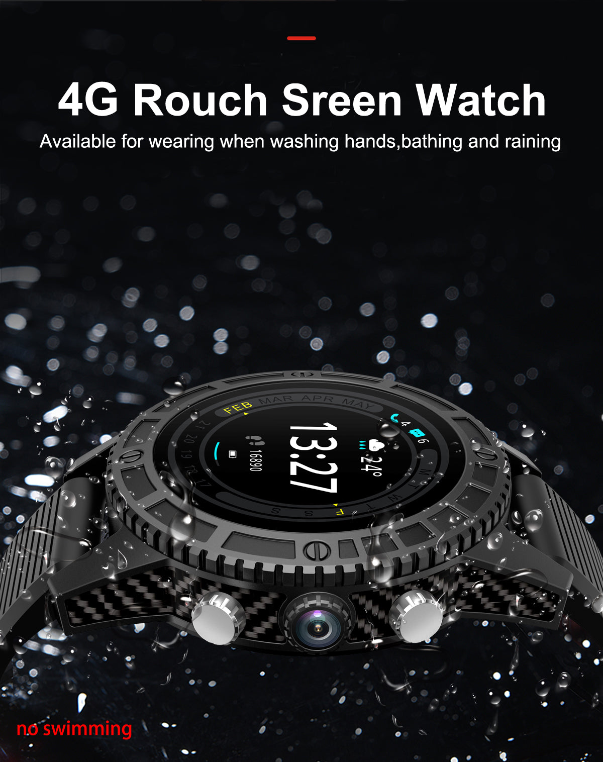 I7 Smart Watch 1.39" 400*400 AMOLED Display screen 4G GPS WIFI Bluetooth smartwatch Heart Rate Fitness Tracker Google Play PK