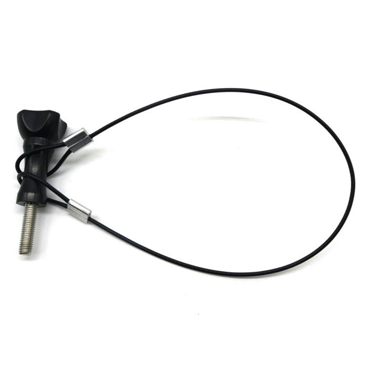 For Go Pro Accessories 60cm Stainless Steel Lanyard Tether For GoPro HERO 6 5 4 3+ 3 2 1 For GoPro Hero 6 Black