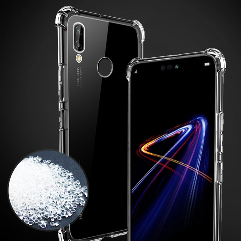 For Huawei P20 Lite Case Huawei P20 Pro Silicon Case Transparent TPU Soft All inclusive Protector Nova 3E Back Cover Cas