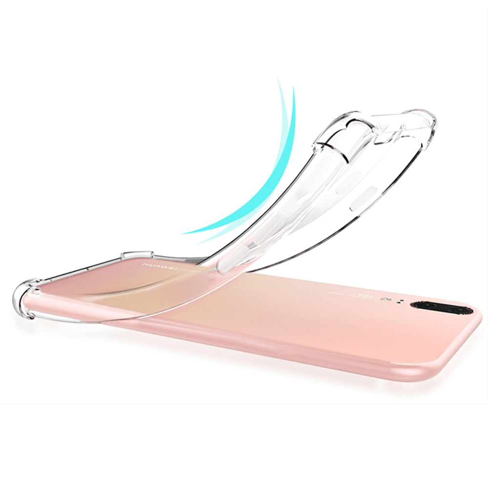 For Huawei P20 Lite Case Huawei P20 Pro Silicon Case Transparent TPU Soft All inclusive Protector Nova 3E Back Cover Cas