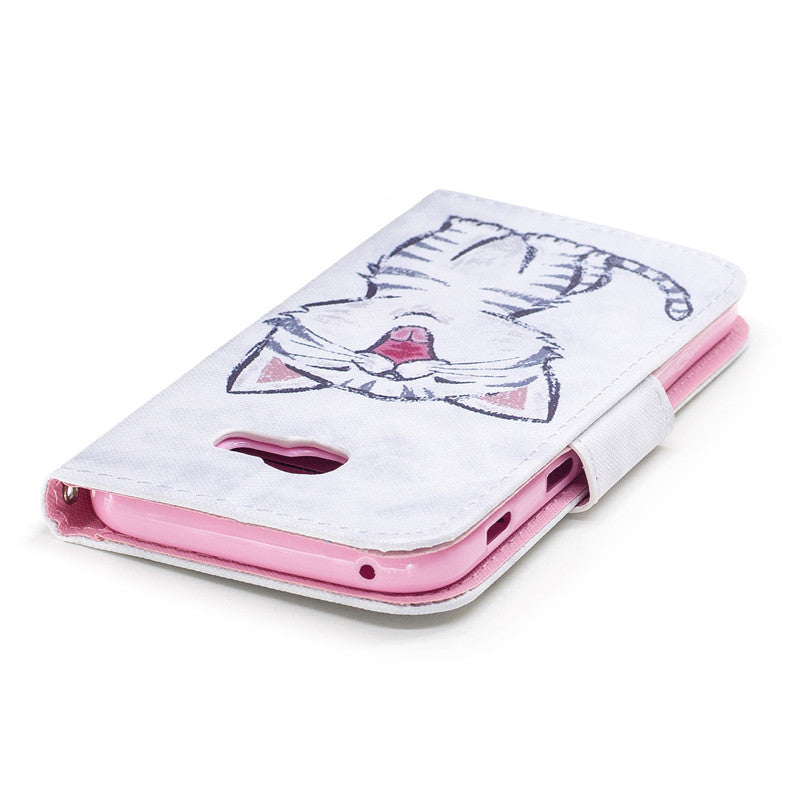 3D Painted Leather Case For SASMUNG GALAXY A3/A5 Anti-drop Breathable