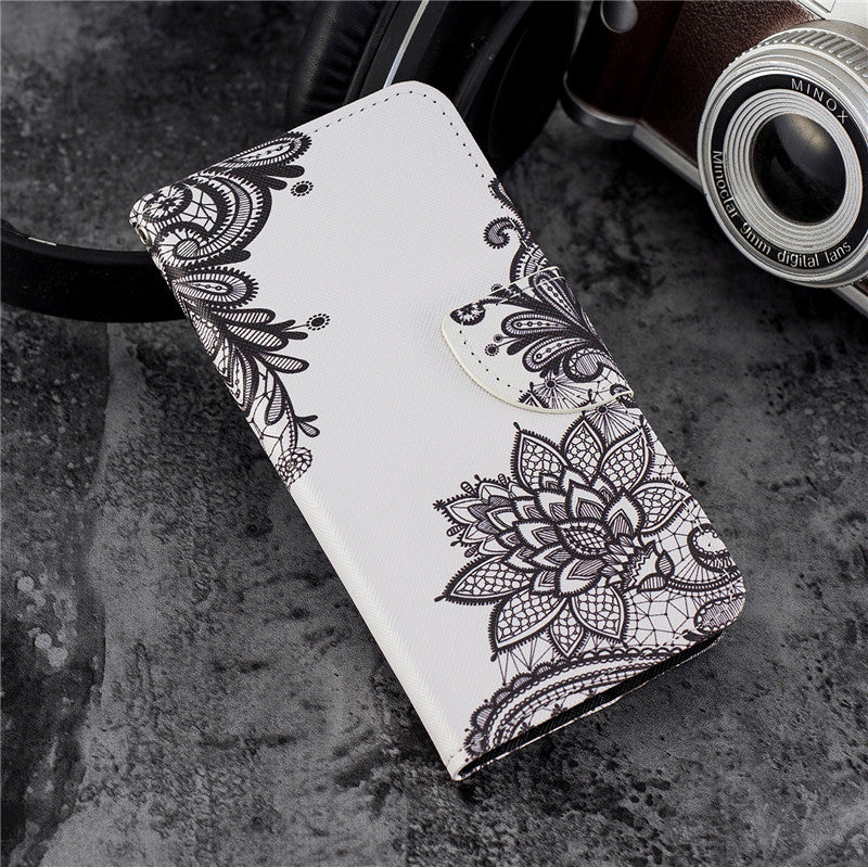 Painted Leather Case For MOTO G6 plus/G6/ Anti-drop Breathable
