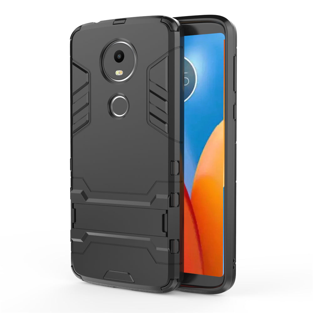 Case with Stand Back Cover Solid Colored Hard PC Material for MOTO E5 Plus