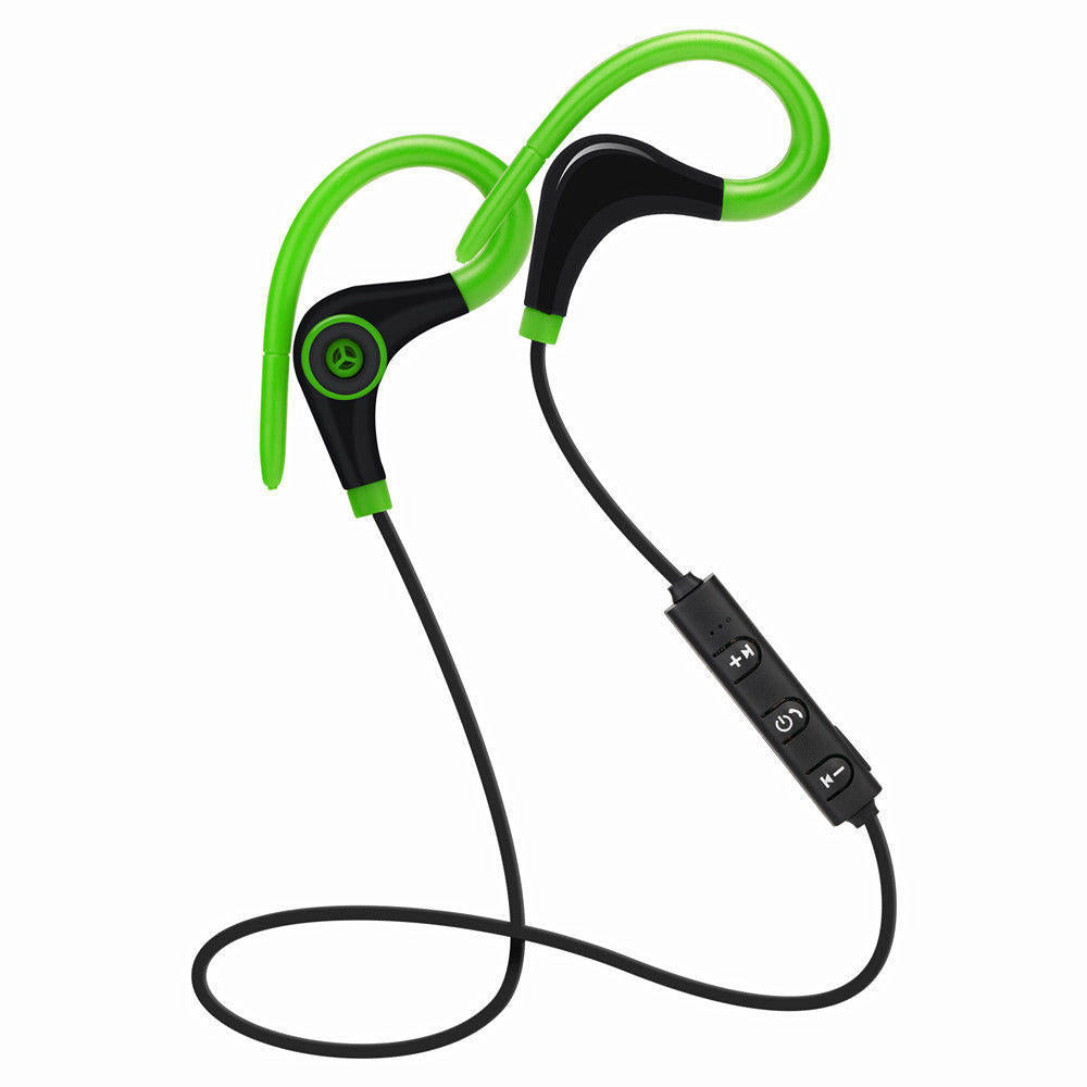 Wireless Bluetooth Sports Earphone Headphone Headset Handfree For Smartphone