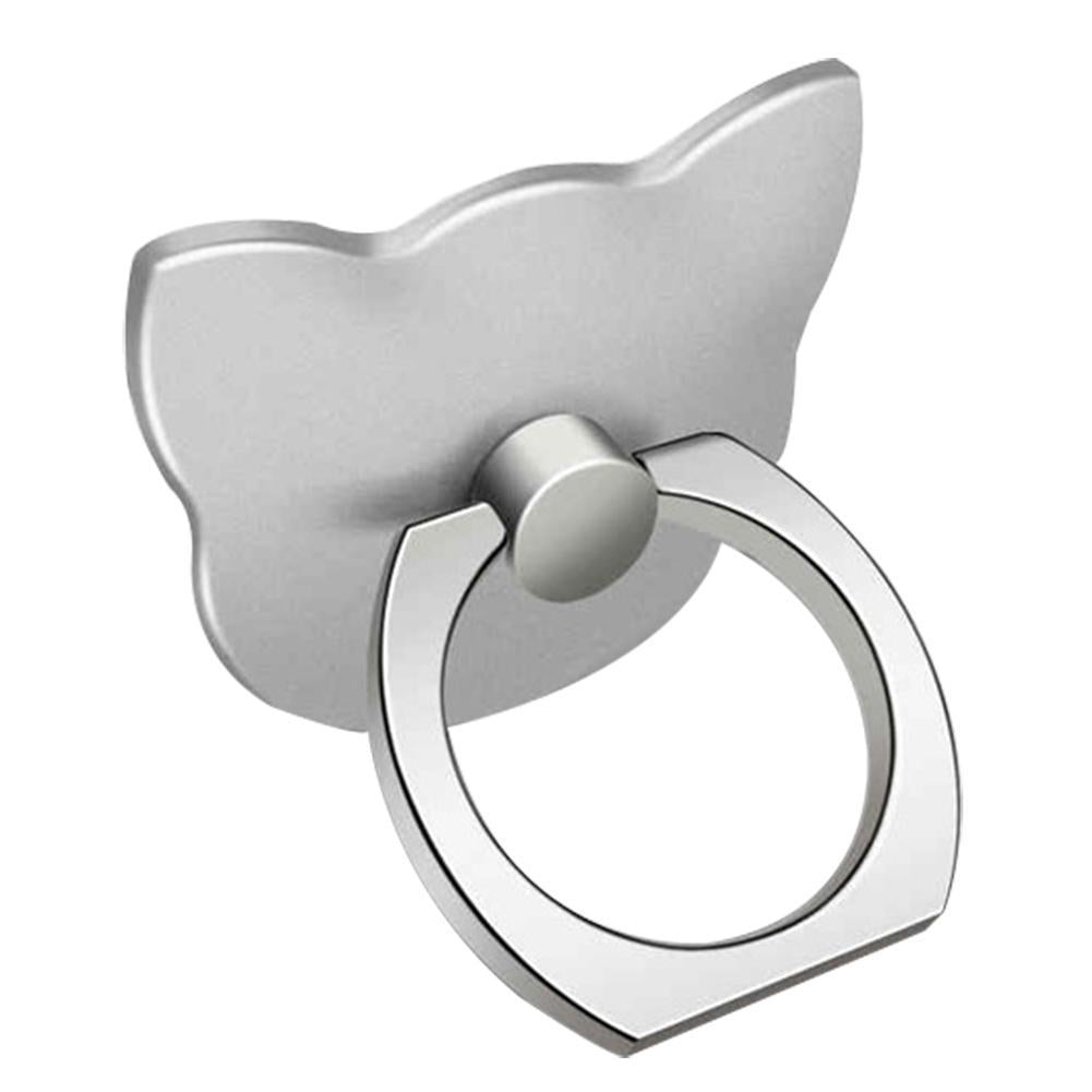 360 Degree Finger Ring Mobile Phone Smartphone Stand Holder Cute Cats Design