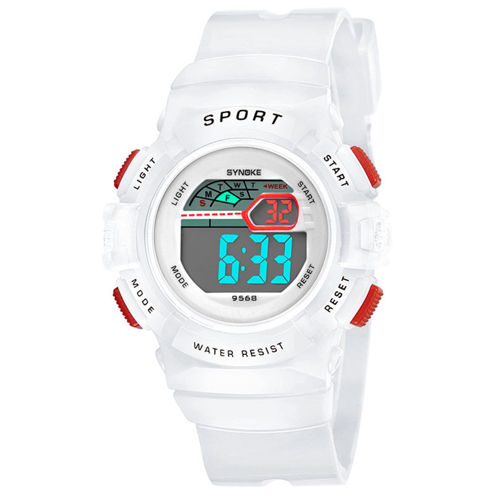 Multifunction Alarm Weekday Stopwatch Kids Sports Digital Luminous Wrist Watch