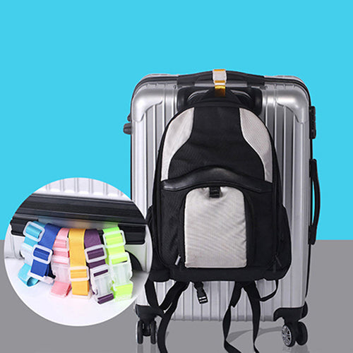 Travel Adjustable Suitcase Luggage Bag Carrier Strap Buckle Lock Baggage Belt