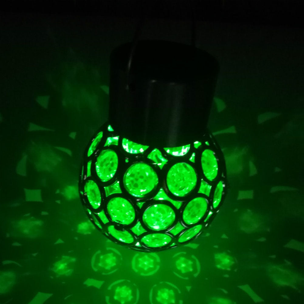Solar Power LED Hanging Ball Pendant Lamp Christmas Garden Path Landscape Light