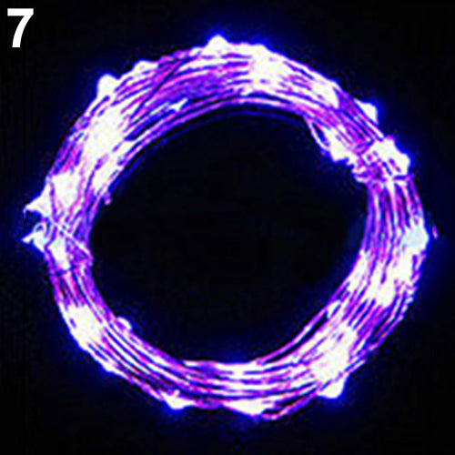 Battery Operated Romantic Mini LED Copper Wire String Fairy Lights 2M/3M/4M