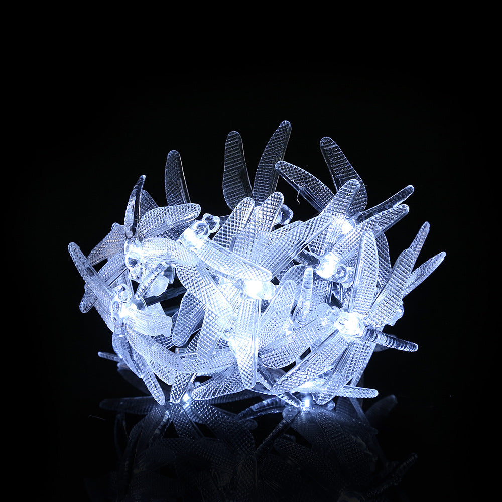 Dragonfly 20 LED 8 Modes Solar String Light Christmas Tree Party Decoration