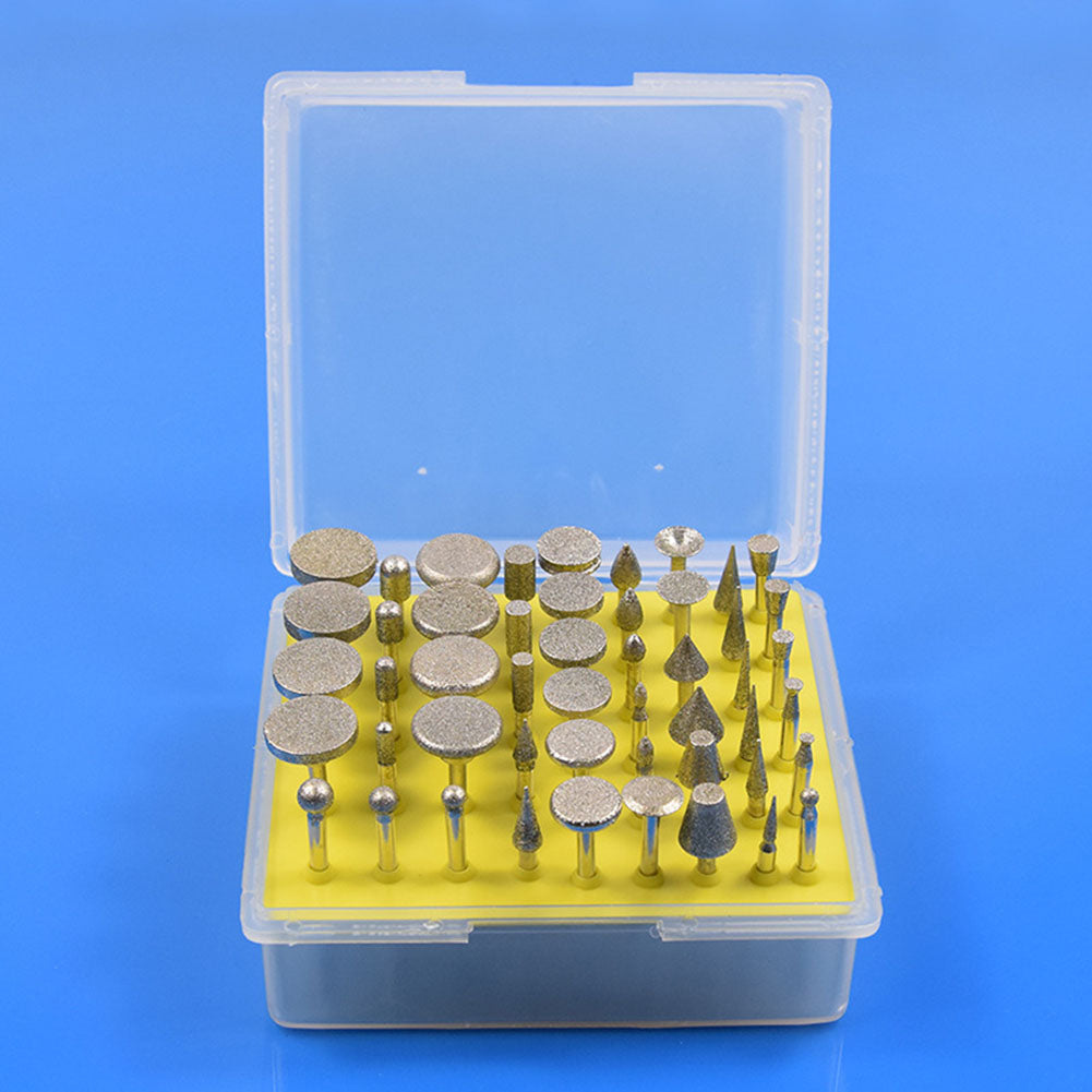 50 Pcs Rotating Craving Grinding Bits Drill Bit Set Electric Grinder Accessories