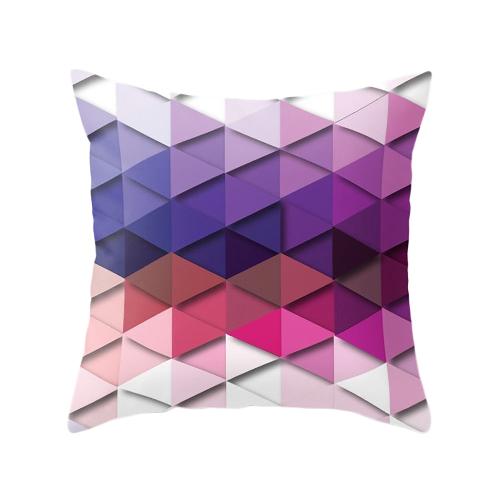3D Geometric Triangle Printing Home Office Decorative Cushion Cover Pillow Cases