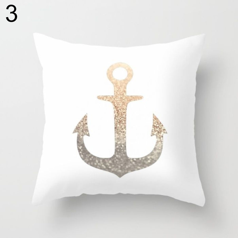 Floral Letter Animal Printed Pillow Case Sofa Car Waist Cushion Cover Home Decor