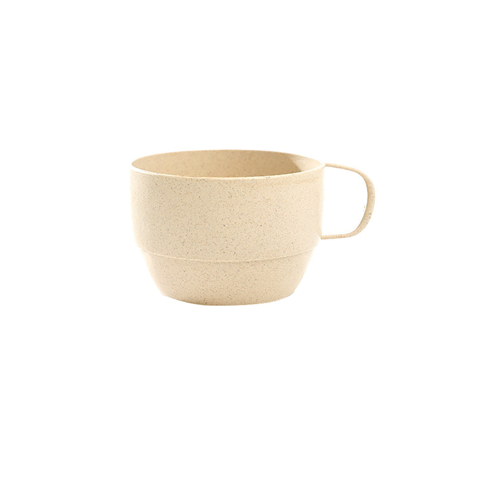 European Style Wheat Straw Breakfast Drinking Milk Cup Coffee Tea Juice Mug