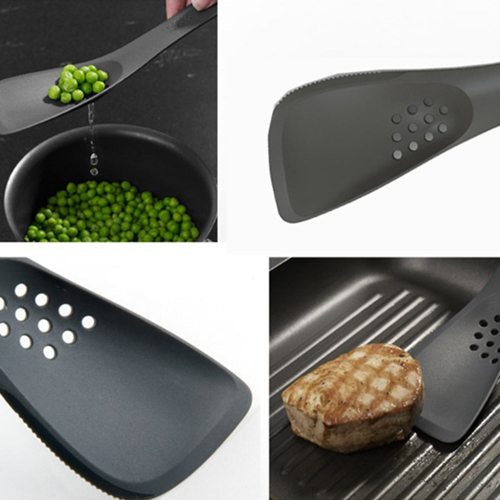 Multi-function Spatula Serrated Skimmer Slotted Spoon Scoop Kitchen Cooking Tool