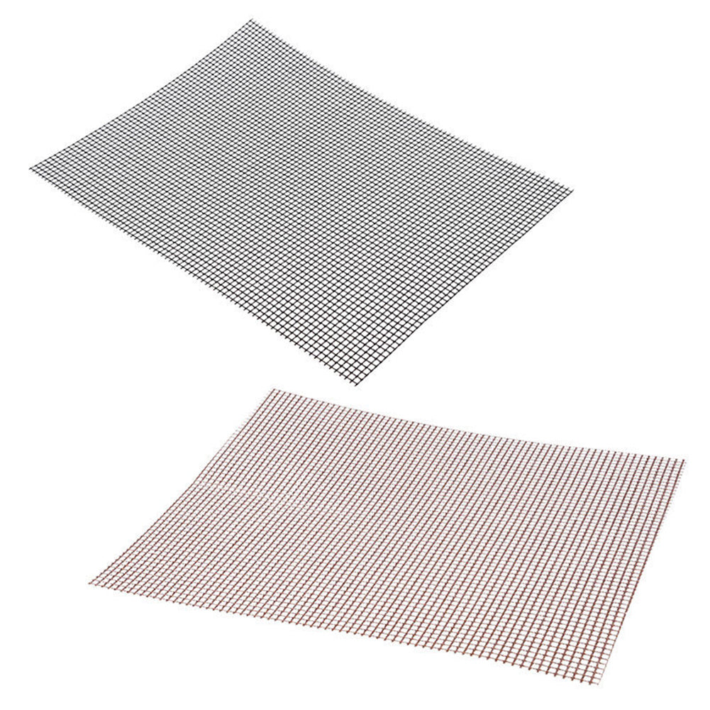 BBQ Grill PTFE Mesh Mat Reusable Heat-Resistant Non-Stick Sheet Barbecue Tool