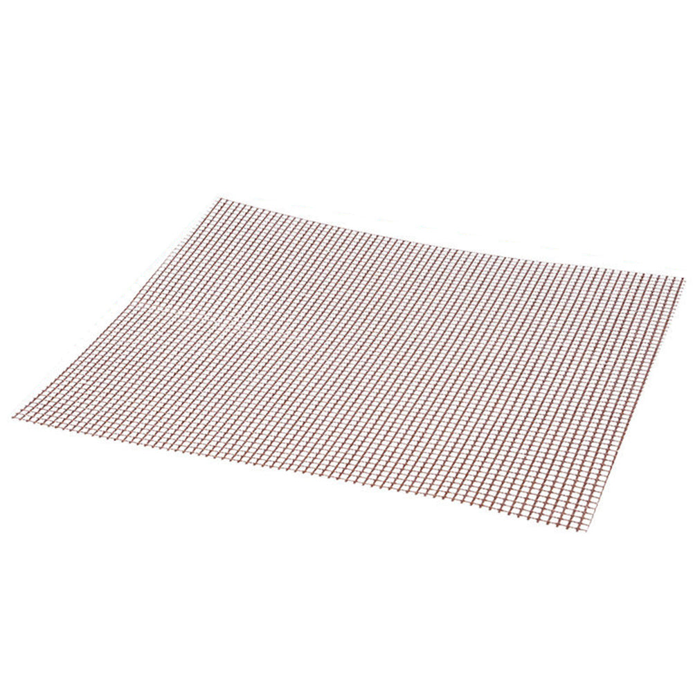BBQ Grill PTFE Mesh Mat Reusable Heat-Resistant Non-Stick Sheet Barbecue Tool