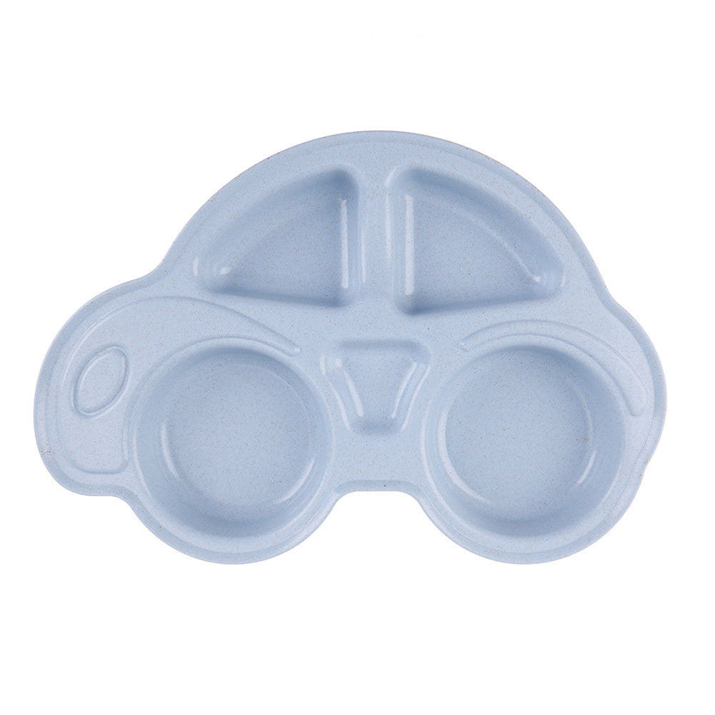 Cute Cartoon Car Small Chips Snacks Dishware Dishes Kids Dinner Plate Separator