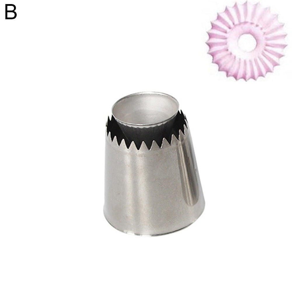 Ring Cookies Dessert Mold Icing Nozzle DIY Cake Pastry Decorating Baking Tool