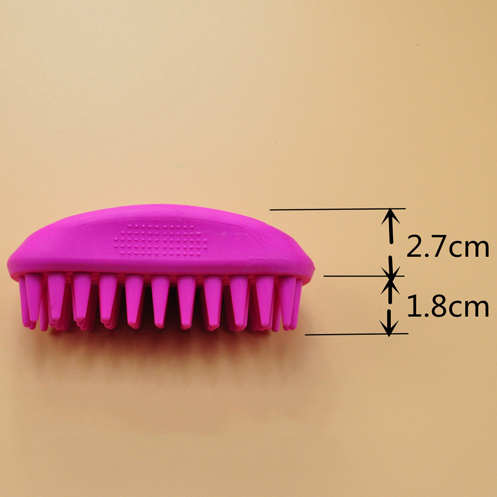 Solid Color Dog Cat Hair Comb Puppy Pet Fur Grooming Bath Brush Massage Tool