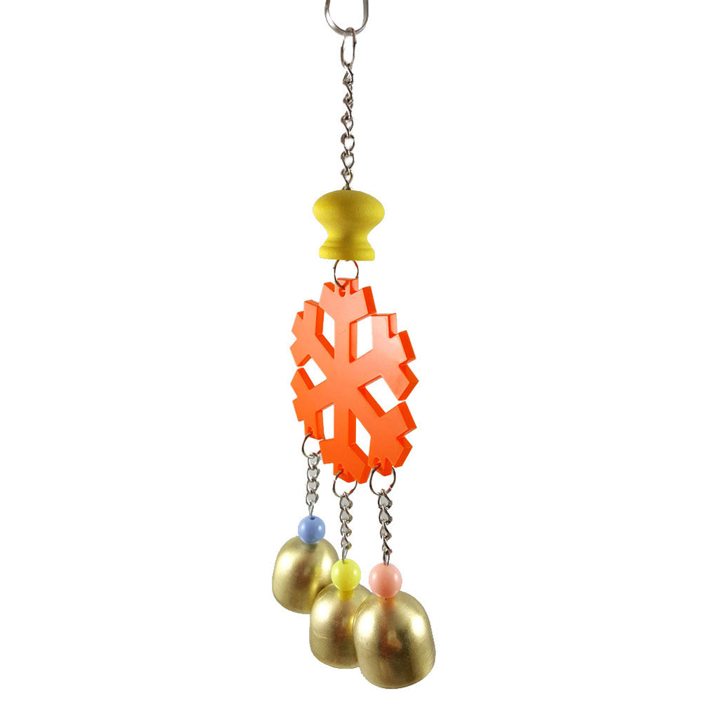 Rattan Ball Wood Ladder Bells Parrot Bite Climbing Toy Pet Bird Cage Decor