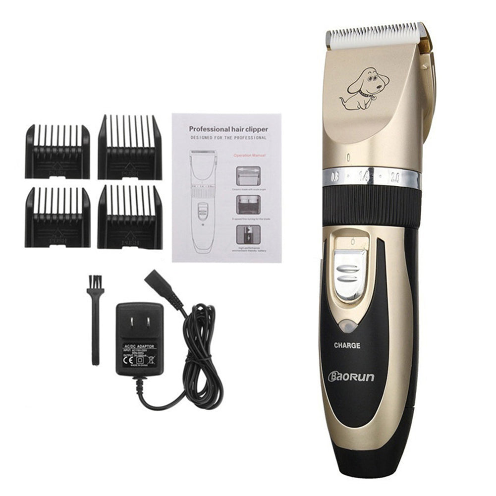 Electric Pet Hair Grooming Razor Dog Cat Hair Trimmer Cutter Rechargeable Tool