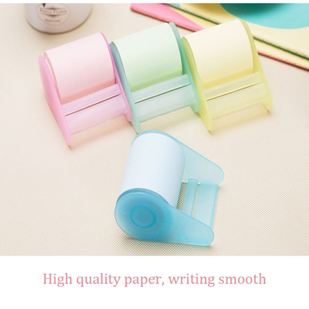 Roll Sticky Note Tape Message Memo Pad Student Stationery Office School Supply