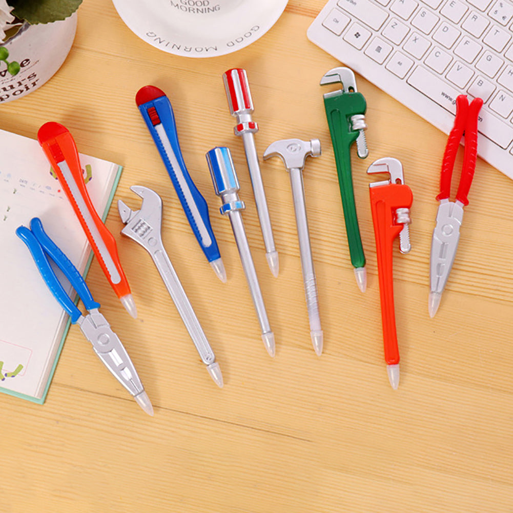 Creative Simulation Hardware Vise Hammer Ballpoint Pen Office School Supplies