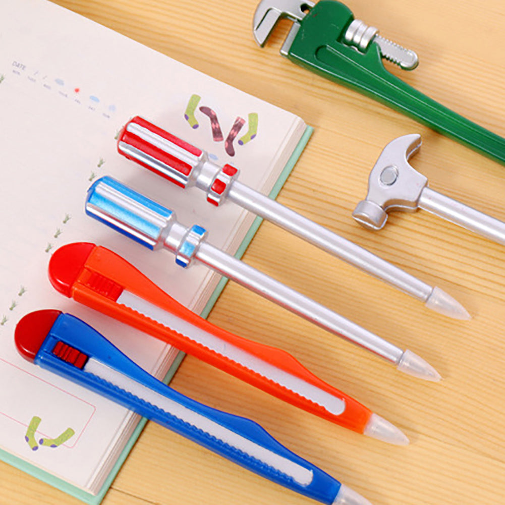Creative Simulation Hardware Vise Hammer Ballpoint Pen Office School Supplies