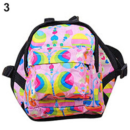 Cartoon Pattern Pet Bag Backpack Travel Carrier for Dog Puppy Cat with Leash